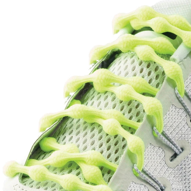 Caterpy Run No-Tie Shoelaces - Silky White